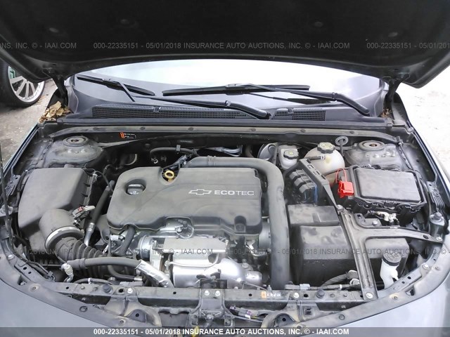 1G1ZB5ST8HF100306 - 2017 CHEVROLET MALIBU LS GRAY photo 10