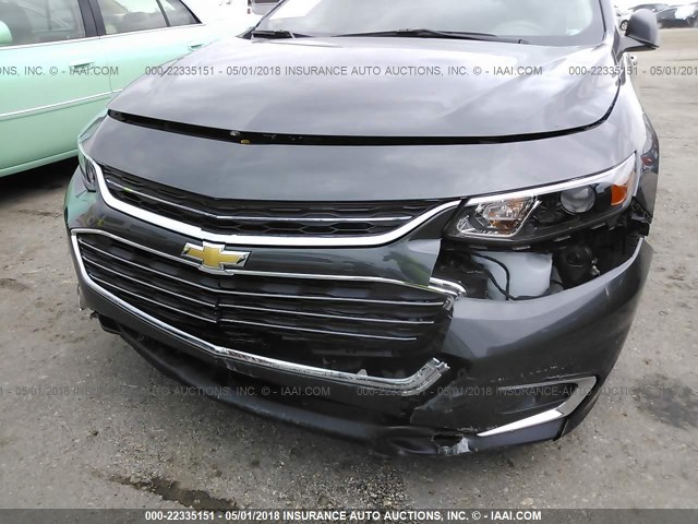 1G1ZB5ST8HF100306 - 2017 CHEVROLET MALIBU LS GRAY photo 6