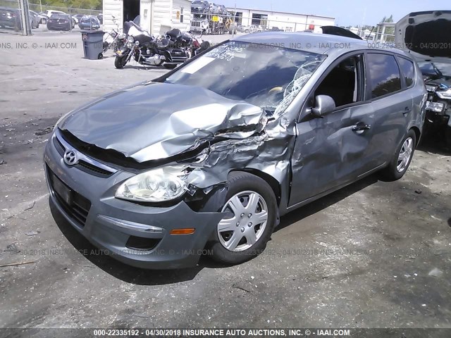 KMHDB8AE8AU051966 - 2010 HYUNDAI ELANTRA TOURING GLS GRAY photo 2