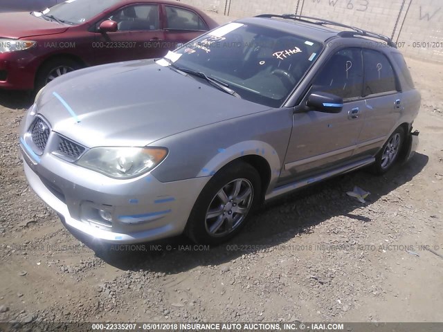 JF1GG68676G813623 - 2006 SUBARU IMPREZA OUTBACK SPORT/OUTBACK SPC GRAY photo 2