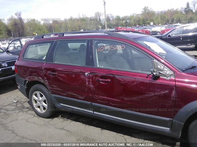 YV4BZ982X81038573 - 2008 VOLVO XC70 RED photo 6