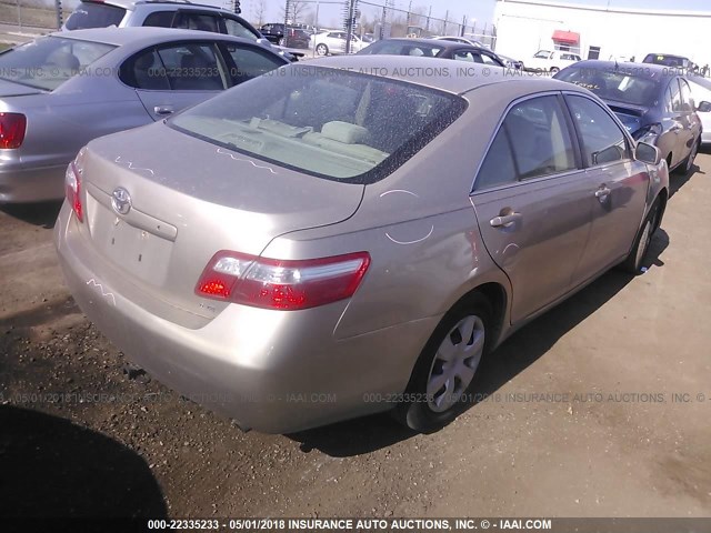 4T1BE46K89U314488 - 2009 TOYOTA CAMRY SE/LE/XLE TAN photo 4