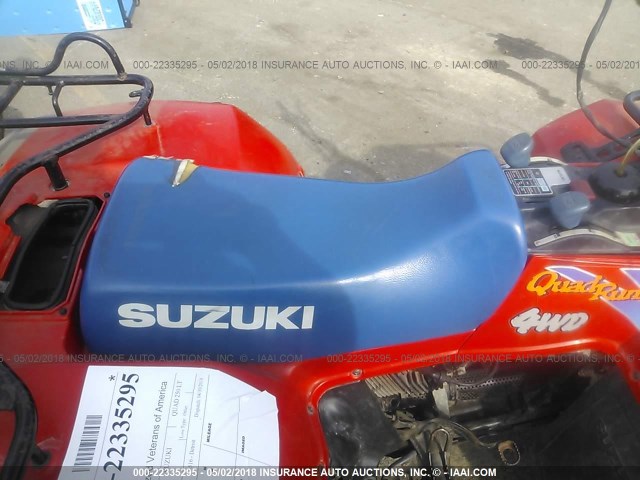 JSAAJ45A4P2104123 - 1993 SUZUKI LT 4X4 RED photo 8