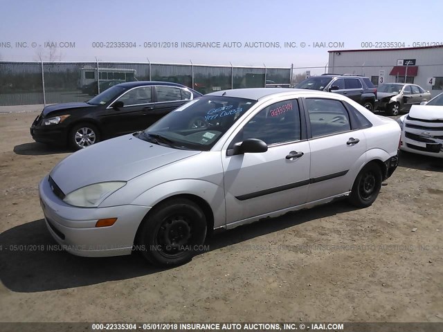 1FAFP33P91W342955 - 2001 FORD FOCUS LX GRAY photo 2