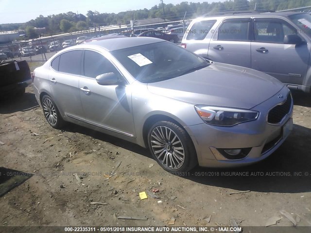 KNALN4D71F5181938 - 2015 KIA CADENZA PREMIUM/LIMITED SILVER photo 1