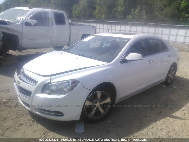 1G1ZC5EU7CF169966 - 2012 CHEVROLET MALIBU 1LT 白色 照片 2