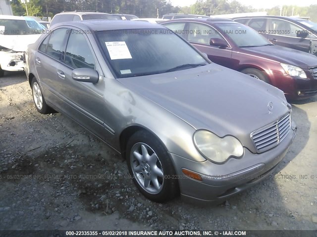 WDBRF81J33F431430 - 2003 MERCEDES-BENZ C 240 4MATIC SILVER photo 1