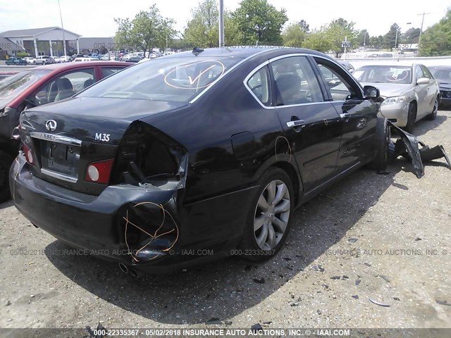 JNKAY01E77M307285 - 2007 INFINITI M35 SPORT BLACK photo 4