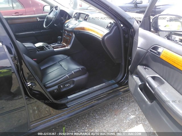 JNKAY01E77M307285 - 2007 INFINITI M35 SPORT BLACK photo 5