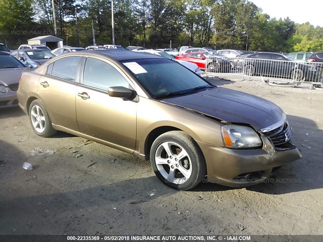 4A3AB56F49E010504 - 2009 MITSUBISHI GALANT ES BROWN photo 1