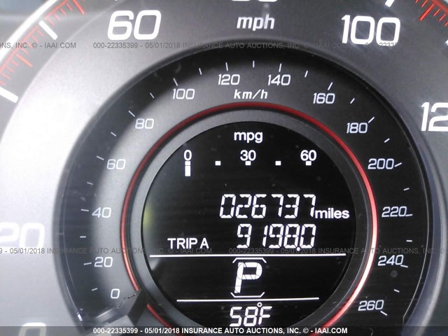 1HGCR2F54FA078576 - 2015 HONDA ACCORD SPORT Ақ фото 7