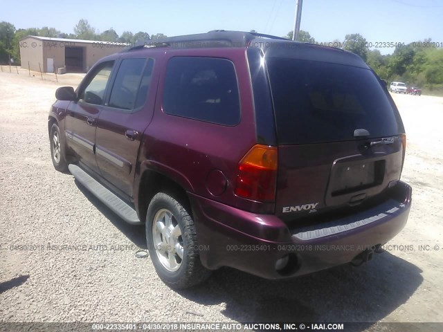 1GKET16S746144597 - 2004 GMC ENVOY XL BURGUNDY photo 3