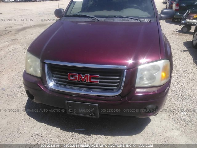 1GKET16S746144597 - 2004 GMC ENVOY XL BURGUNDY photo 6