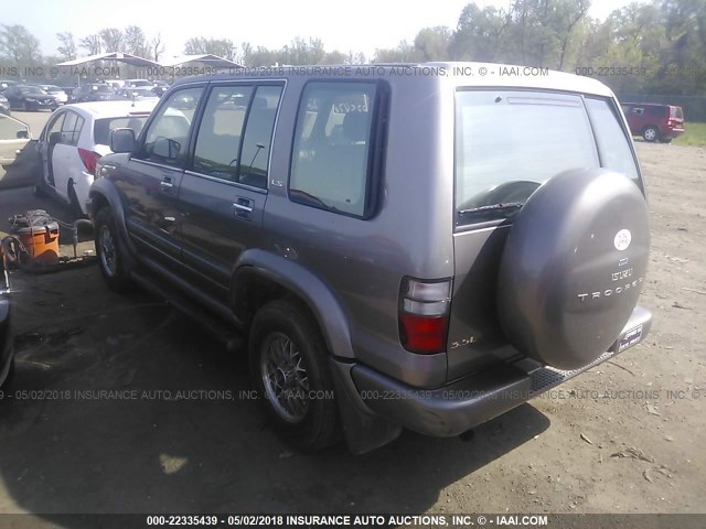 JACDJ58X327J05377 - 2002 ISUZU TROOPER S/LS/LIMITED GRAY photo 3