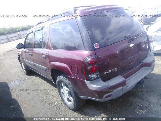 1GNET16S656130551 - 2005 CHEVROLET TRAILBLAZER EXT LS/EXT LT MAROON photo 3