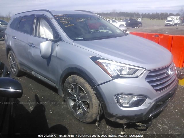 KM8SMDHF8EU060567 - 2014 HYUNDAI SANTA FE GLS/LIMITED SILVER photo 1