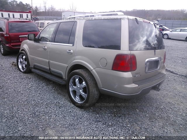 5LMFU28R24LJ36429 - 2004 LINCOLN NAVIGATOR TAN photo 3