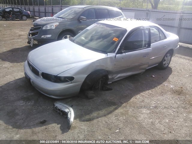 2G4WS52J631212056 - 2003 BUICK CENTURY CUSTOM SILVER photo 2