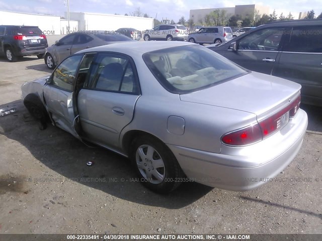 2G4WS52J631212056 - 2003 BUICK CENTURY CUSTOM SILVER photo 3