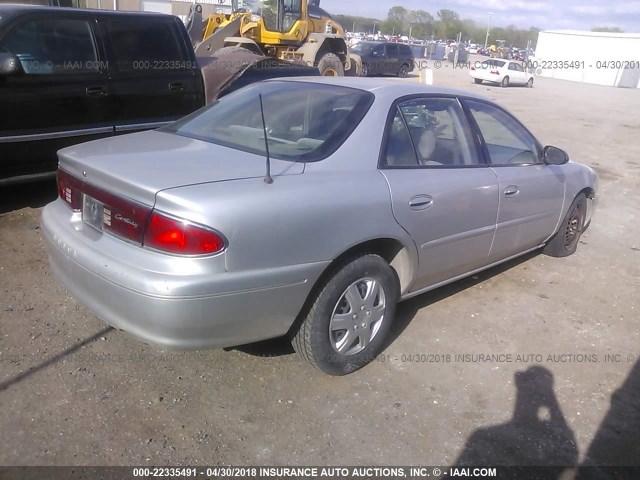 2G4WS52J631212056 - 2003 BUICK CENTURY CUSTOM SILVER photo 4