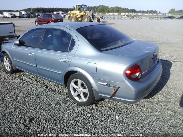 JN1CA31DXYT760642 - 2000 NISSAN MAXIMA GLE/GXE/SE Light Blue photo 3