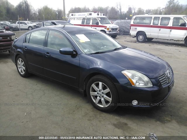 1N4BA41E16C864687 - 2006 NISSAN MAXIMA SE/SL BLUE photo 1