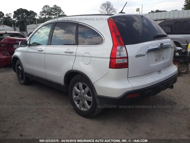 5J6RE387X9L018734 - 2009 HONDA CR-V EXL WHITE photo 3