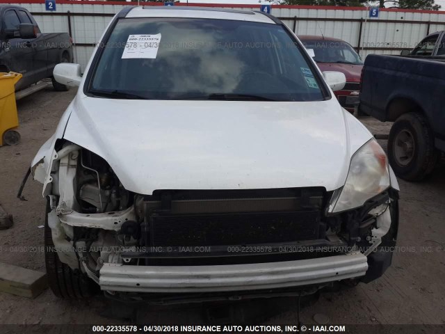 5J6RE387X9L018734 - 2009 HONDA CR-V EXL WHITE photo 6