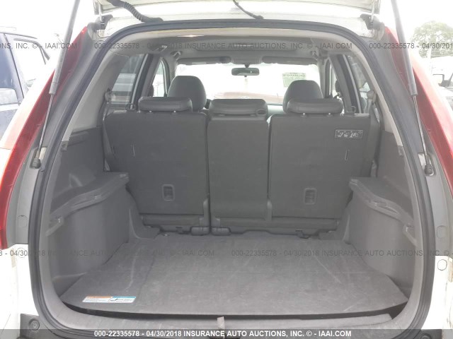 5J6RE387X9L018734 - 2009 HONDA CR-V EXL WHITE photo 8