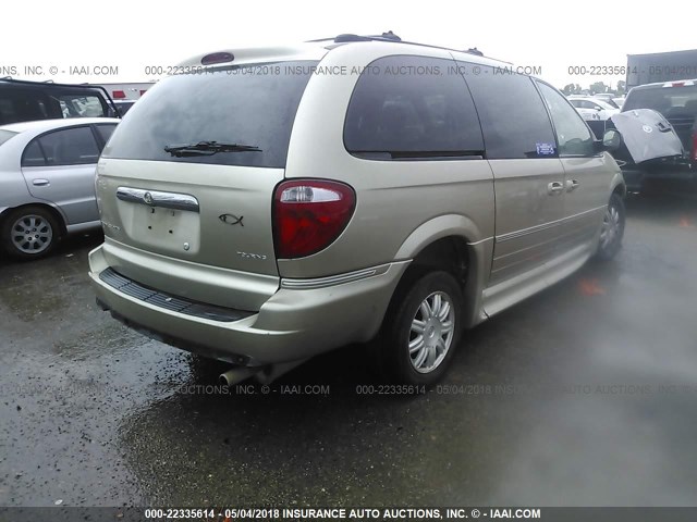 2C4GP54L95R279361 - 2005 CHRYSLER TOWN & COUNTRY TOURING GOLD photo 4
