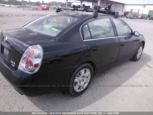 1N4AL11D96N352594 - 2006 NISSAN ALTIMA S/SL BLACK photo 4