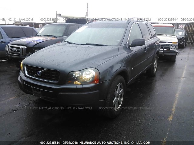 YV1CZ592451193902 - 2005 VOLVO XC90 GRAY photo 2