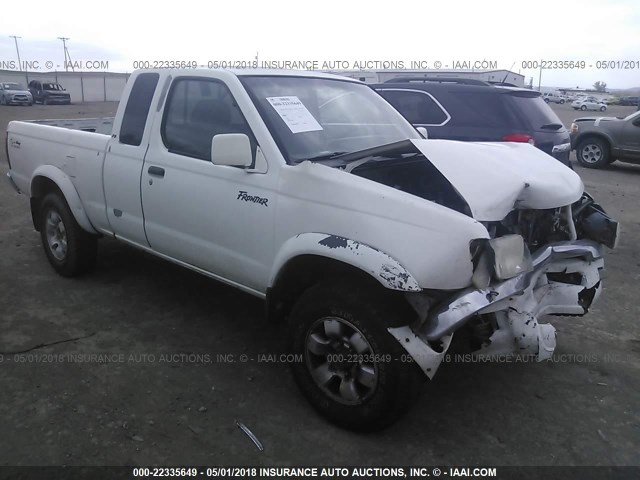 1N6ED26Y4XC305705 - 1999 NISSAN FRONTIER KING CAB XE/KING CAB SE WHITE photo 1