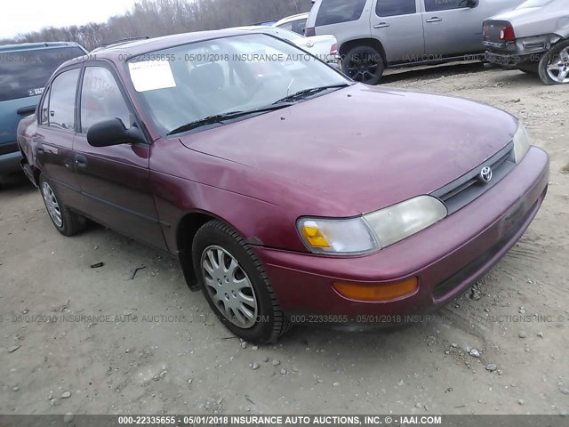 1NXAE09B5SZ309979 - 1995 TOYOTA COROLLA LE/DX 勃艮第红 照片 1