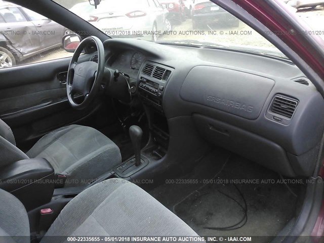 1NXAE09B5SZ309979 - 1995 TOYOTA COROLLA LE/DX 勃艮第红 照片 5