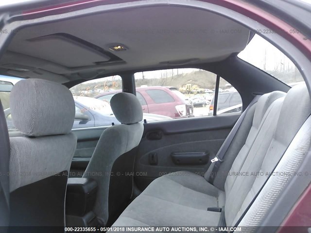 1NXAE09B5SZ309979 - 1995 TOYOTA COROLLA LE/DX 勃艮第红 照片 8