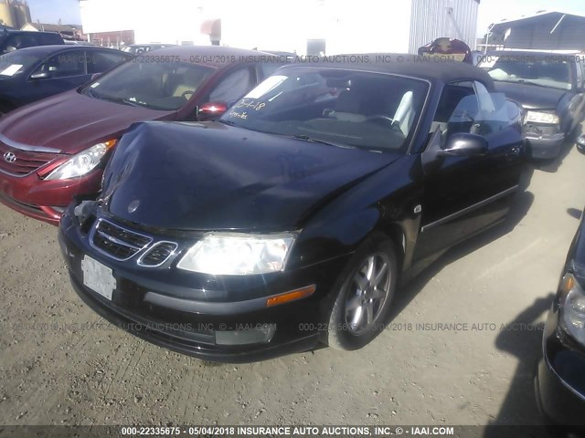 YS3FD79Y266108554 - 2006 SAAB 9-3 BLACK photo 2