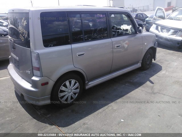 JTLKT324440164346 - 2004 TOYOTA SCION XB Champagne photo 4