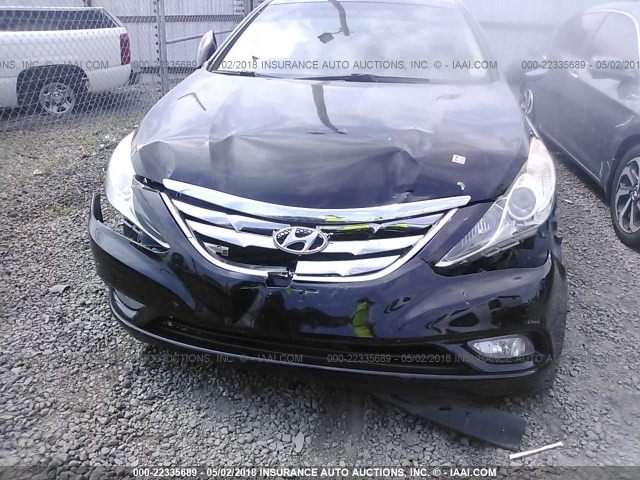 5NPEC4AC1BH023435 - 2011 HYUNDAI SONATA SE/LIMITED BLACK photo 6