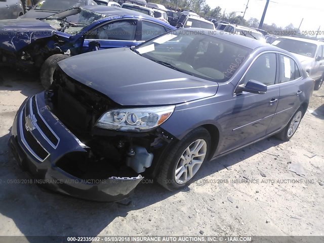 1G11C5SA5DF192445 - 2013 CHEVROLET MALIBU 1LT 蓝色 照片 2