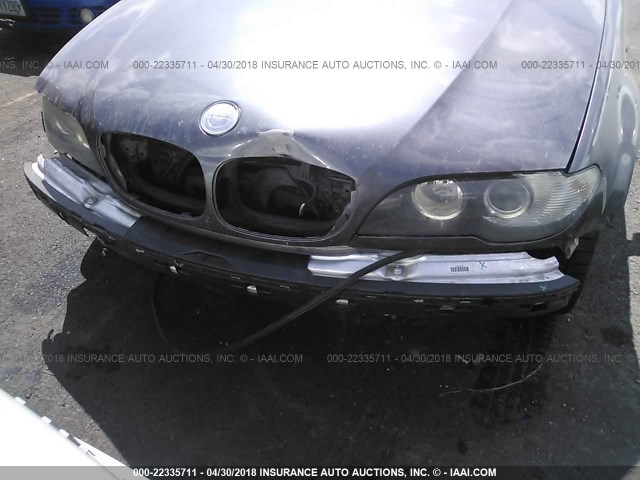 WBABD53415PL16950 - 2005 BMW 330 CI GRAY photo 6