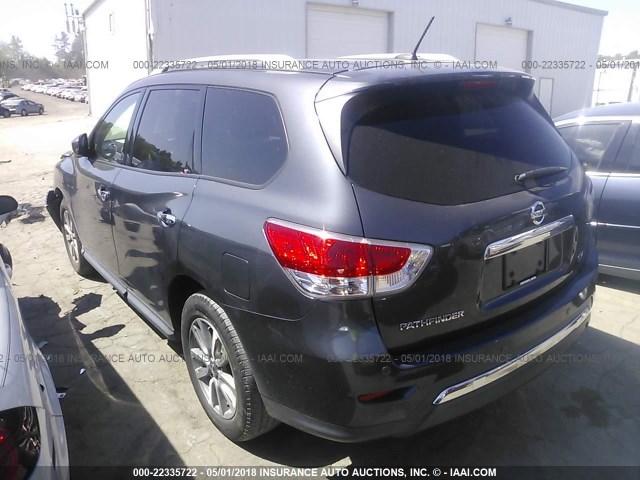 5N1AR2MN4DC641373 - 2013 NISSAN PATHFINDER S/SV/SL/PLATINUM 灰色 照片 3