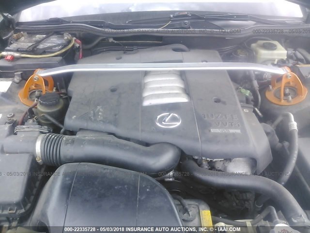 JT8BH68XXX0020982 - 1999 LEXUS GS 400 GREEN photo 10