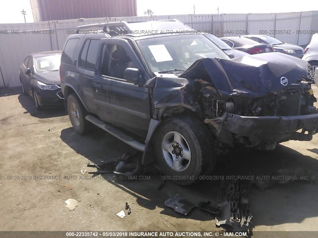 5N1ED28T93C698756 - 2003 NISSAN XTERRA XE/SE BLACK photo 1