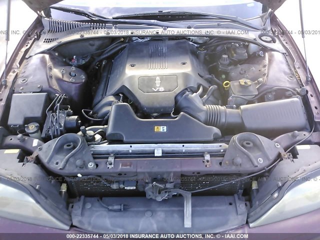 1LNHM87A06Y605307 - 2006 LINCOLN LS BURGUNDY photo 10