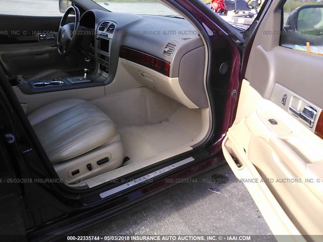 1LNHM87A06Y605307 - 2006 LINCOLN LS 勃艮第红 照片 5