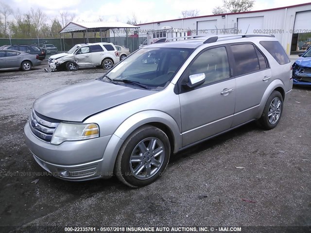 1FMDK06W48GA03201 - 2008 FORD TAURUS X LIMITED SILVER photo 2