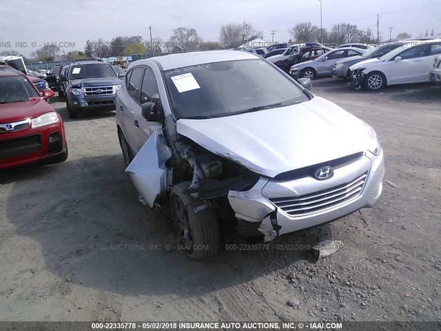 KM8JT3AB9BU160124 - 2011 HYUNDAI TUCSON GL/GLS SILVER photo 1