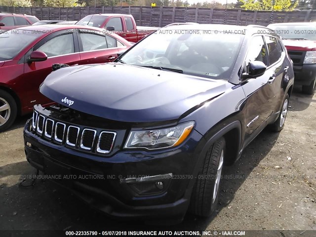 3C4NJDBB4JT114905 - 2018 JEEP COMPASS LATITUDE 蓝色 照片 2