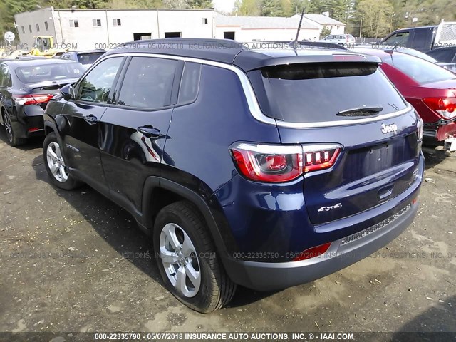 3C4NJDBB4JT114905 - 2018 JEEP COMPASS LATITUDE 蓝色 照片 3